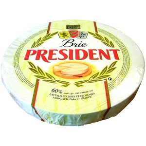 Fromage factice Brie film Prsident Fromage pate molle Croute fleurie 37-00-04